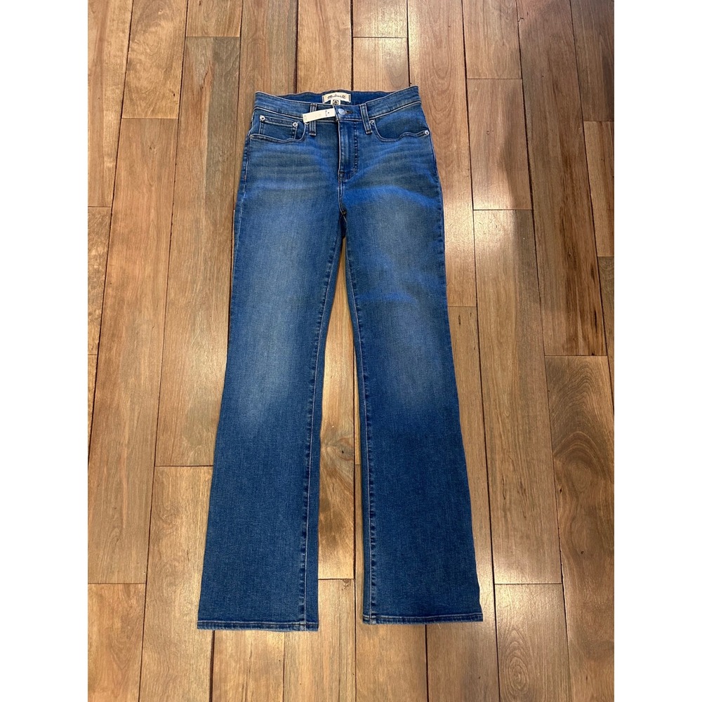 Madewell Kick Out Full Length High Rise Flare Jeans Blue Size 26